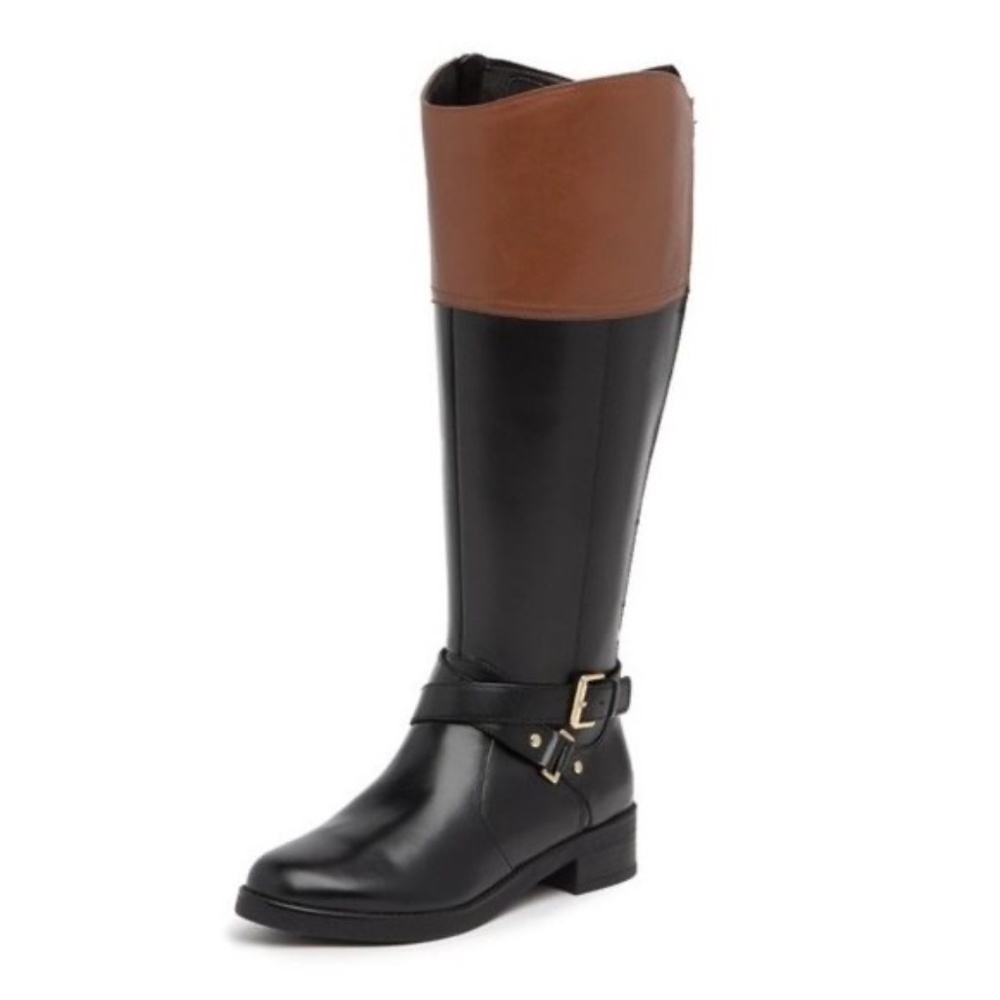Bandolino Jiman Tall leather riding boot wide calf